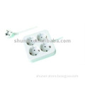 4-way shuner extension outlet without swicth